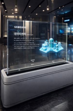 55인치 투명OLED 데스크타입